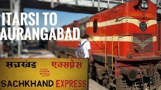 ITARSI TO AURANGABAD|Train Journey| 12716 SachKhand Express| LHB Actions.