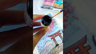 Oil pastel + Watercolour + Acrylic Drawing