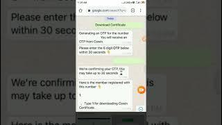 How to download vaccination certificate by whatsapp, Current news |by Kishan Rathod| important Gk