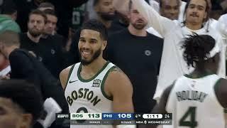 Jayson Tatum dagger 3 vs 76ers 