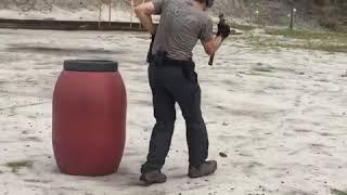 Culmination Exercise X drill of Tactical Performance Pistol course