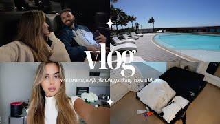 VLOG: new camera, cook dinner with me, outfit planning & packing + more!