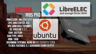 MECOOL M8S PRO Amlogic S912 Dual Boot LibreELEC and Linux Ubuntu