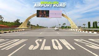 Bangalore Airport Rd - 4K | Incredibly Beautiful | Kempegowda International Airport