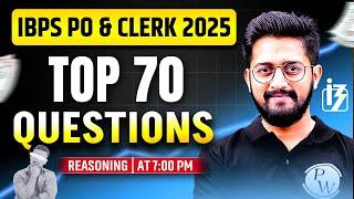 IBPS PO/Clerk 2025 | IBPS Reasoning Most Important Questions | by Sachin Sir