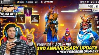 New Updates New Luqueta Character & New Emotes & New Pre Order Mask & New Pet At Garena Free Fire