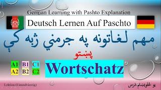 Vocabulary German-Pashto [Part-04], (L-41) مـهـم لـغـاتونه په جرمني  ژبه کې