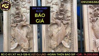 báo giá tranh cá chép | tranh lý ngư vọng nguyệt