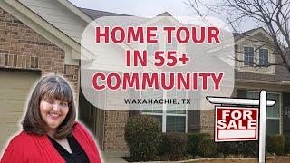 Home Tour | Home For Sale in 55+ Community Waxahachie TX | Under $325K January 2024
