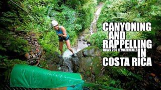 Canyoning & Rappelling Down 200+ Ft. Waterfalls in the Costa Rican Rainforest