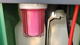 Cooling system flush machine