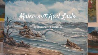 Wie male ich Meer, Wasser, See - Ganzes Tutorial für Anfänger und Beginner