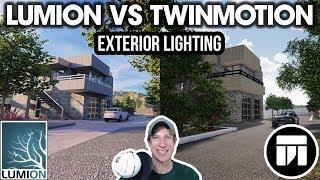 LUMION AND TWINMOTION - Exterior Lighting Settings Comparison