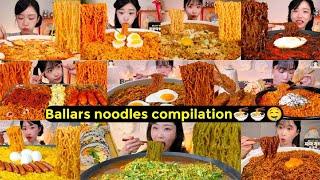 BALLARS EATING NOODLES MUKBANG COMPILATION |ASMR EATING NOODLES |BIG BITES |