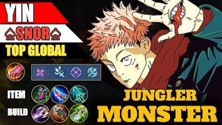 Itadori Yin Jungler Monster ! Gameplay Top Global Yin By SNOR • Mobile Legends Bang Bang