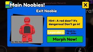 Roblox Find The Noobies Morphs How to get Exit Noobie