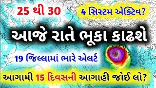 અંબાલાલ પટેલની નવી આગાહી, ભારેથી અતિભારે વરસાદની આગાહી, Heavy rain forecast, cyclone update,