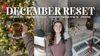 december reset ⭐ | planning for vlogmas, cleaning my home, november favorites & more