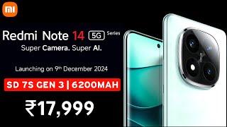 Redmi Note 14 5G Series Official India Launch Date, Price in India & Specs | Note 14 Pro | 14 Pro+ 