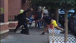 Street Fighters At Burnside Avenue, The Bronx. NYC Walk.