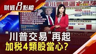 美選白熱化!過半美國人喊景氣差 美元激升即為川普勝選預付"定金? 從迷因股到墨西哥披索..."川普交易"再度活絡｜主播 許娸雯｜【財經8點檔】20241021｜非凡新聞