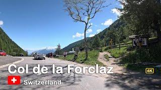 ROAD TRIP | Driving over Col de la Forclaz on route D1506 - Switzerland 4K