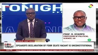 Prof. Gyampo, Martin Kpebu, & ACEPA react to Supreme Court verdict on vacant seats.