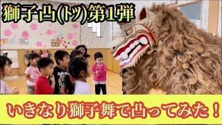 新企画　【第1弾　獅子凸（トツ）！！〜いきなり獅子で凸ってみた〜】