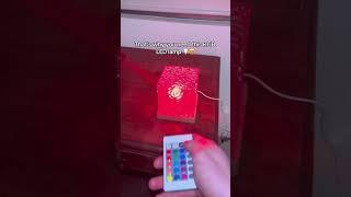 Besides being incredible,this RGB LED Lamp reduce your cortisol #aestheticroom #ledlamp #sleepbetter