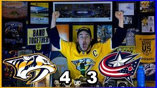 Predators fan reacts to Blue Jackets game (Game 8)10/26/24