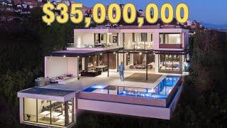 Inside a $35,000,000 MEGA VIEW    Home in  Hollywood Hills I Mansion Tour