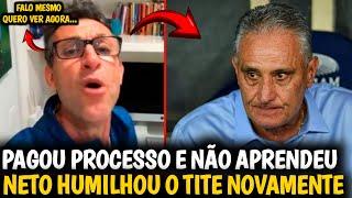 A VINGANÇA DO NETO PRA CIMA DO TITE| CRAQUE NETO DEBOCHA APÓS ELIMINAÇÃO DO FLAMENGO PRO PEÑAROL