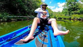 Keeping it SUPER SIMPLE Kayak Creek Fishing