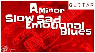 Slow Sad Emotional Blues Backing Track in A Minor