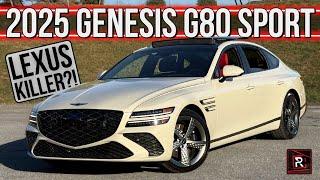 The 2025 Genesis G80 3.5T Sport Is A Next Level Luxury Sedan With Lexus Killer Vibes