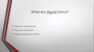 Introduction to Digital Ethics