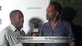 Well Connected Tv interviews Glenn Plummer on the red carpet 30 year anniversary