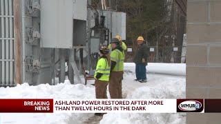 Power restored in Ashland as repairs to lines continue