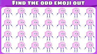 find odd emoji | spot the odd one out | emoji tube puzzle