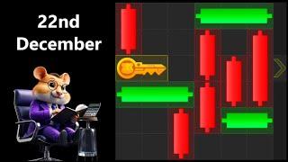 22nd December, Hamster Kombat Puzzle Game Today