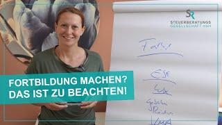 Fort- oder Weiterbildung? Was Sie steuerlich beachten müssen | SR Steuerberatungsgesellschaft