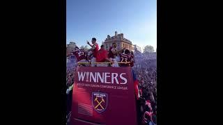 West Ham Parades Through East London 