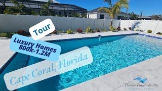 Tour Gorgeous Cape Coral New Construction Homes | $800K to $1.2M Luxury Living!