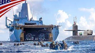 US Marines' Incredible Skills: Zodiac Boats Launch & Recovery from Ships, Submarines & Air