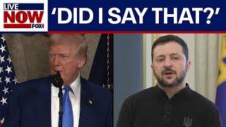 'Did I say that?': President Trump asked about calling Zelenskyy a 'dictator' | LiveNOW from FOX