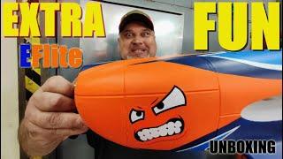 EFlite Extra 330 SC 3D 1.3m BNF RC aerobatic plane 4S power UNBOXING