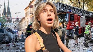 Inside Ukraine During Missile Attack! Sad Reality in Lviv 2024...