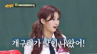 자판기에서 음료수 대신 개구리(!) 뽑은 초딩 사나(SANA)ㅠㅠ 아는 형님(Knowing bros) 152회