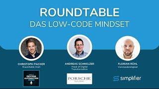 Roundtable: Das Low-Code Mindset