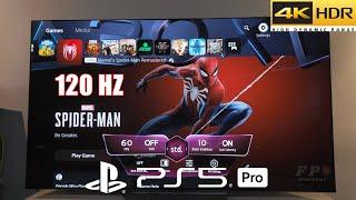 Marvel's Spider-Man Remastered PS5 Pro Gameplay With LG Oled TV 4K HDR 60FPS (Enhanced 120hz)